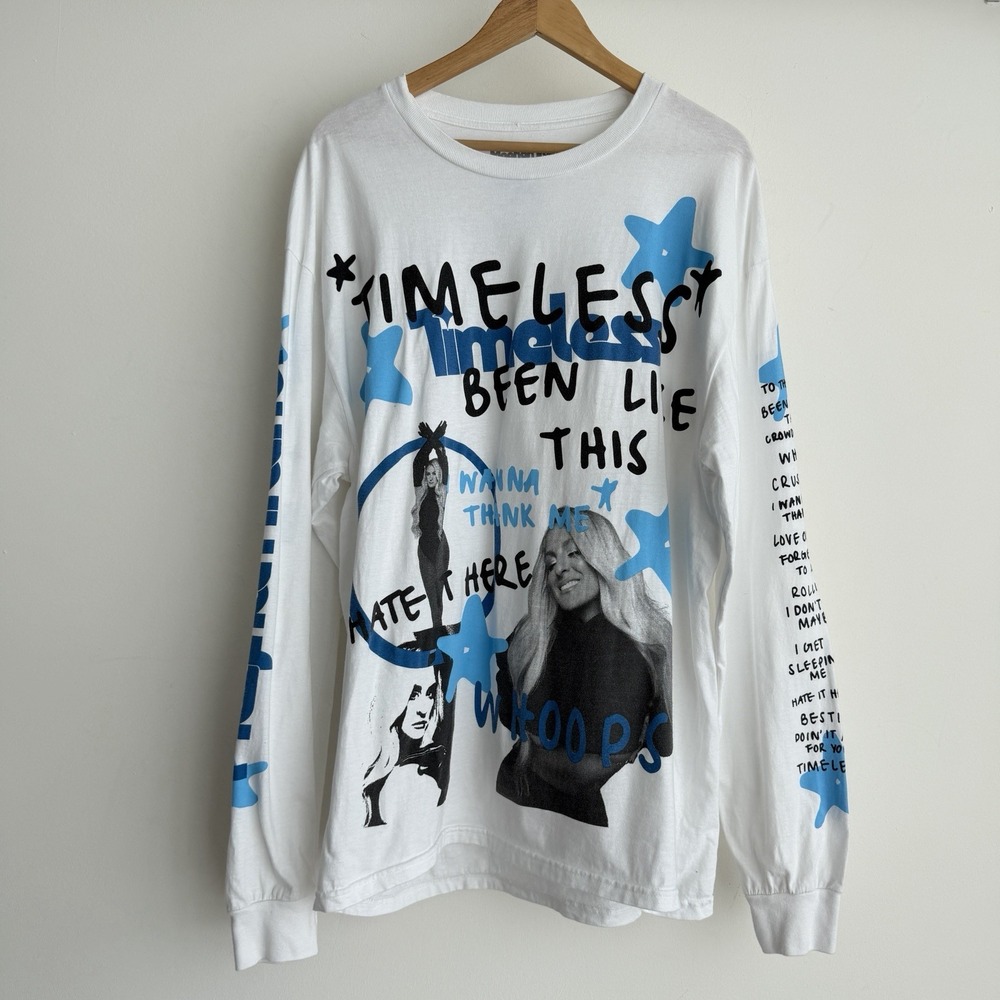 Meghan Trainor Shirt Concert Timeless Album Tour Long Sleeve T Shirt Graphic